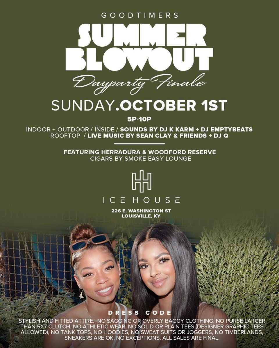 Only 2 More Weeks until #GoodtimersDayparty Finale!! Grab your Tickets Today &amp; Meet us @icehouselouisville Sunday 10/1 goodtimersentertainment.com #Goodtimers #Louisville #Dayparty