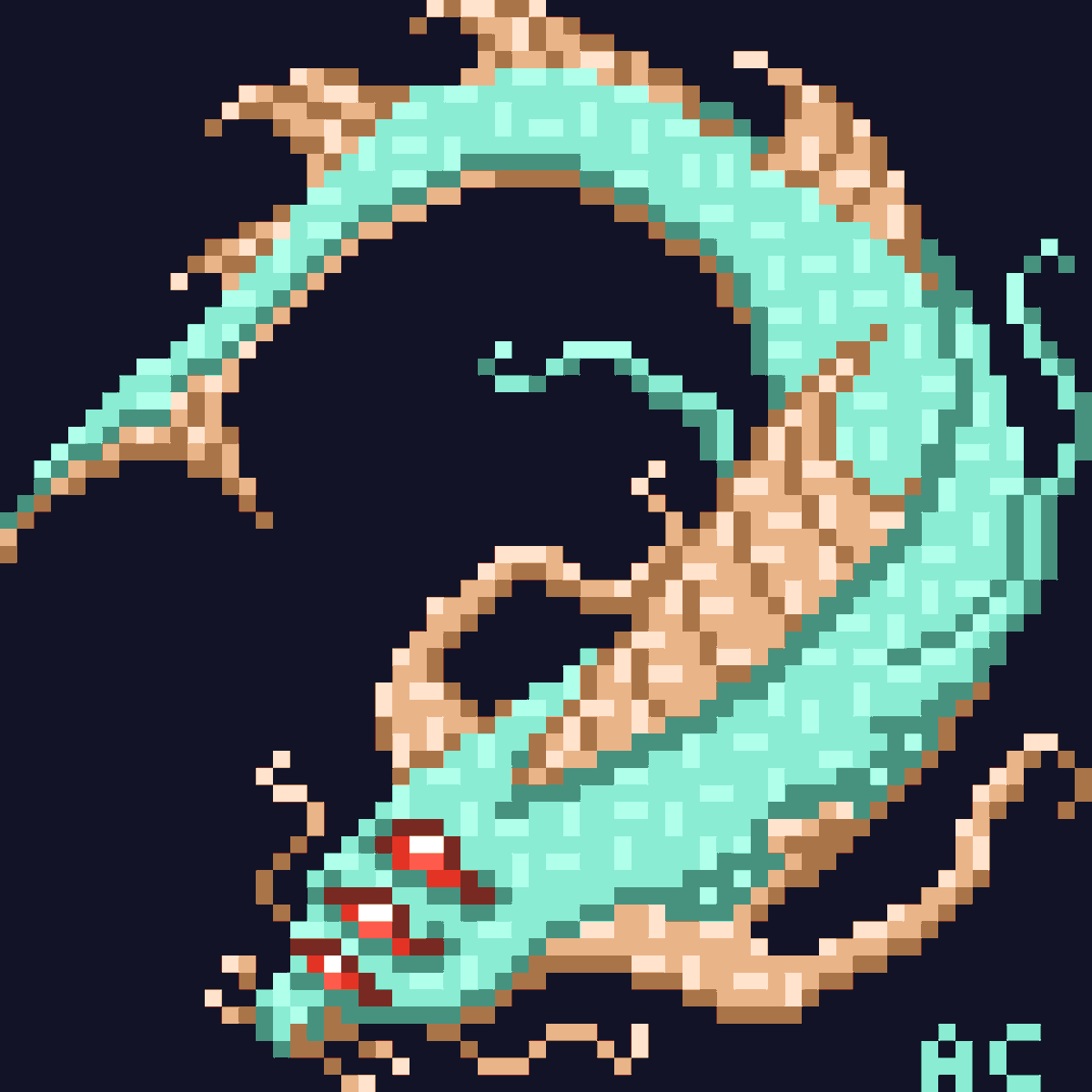 adamsaurous's tweet photo. Drawing all the Monsters in Pixel art style from Dungeons & Dragons 3.5 Monster Manual, in page order. Stating with Aboleth.
#pixelart #dndart #aboleth #twitchstreamer https://t.co/YJlWG1WUnD