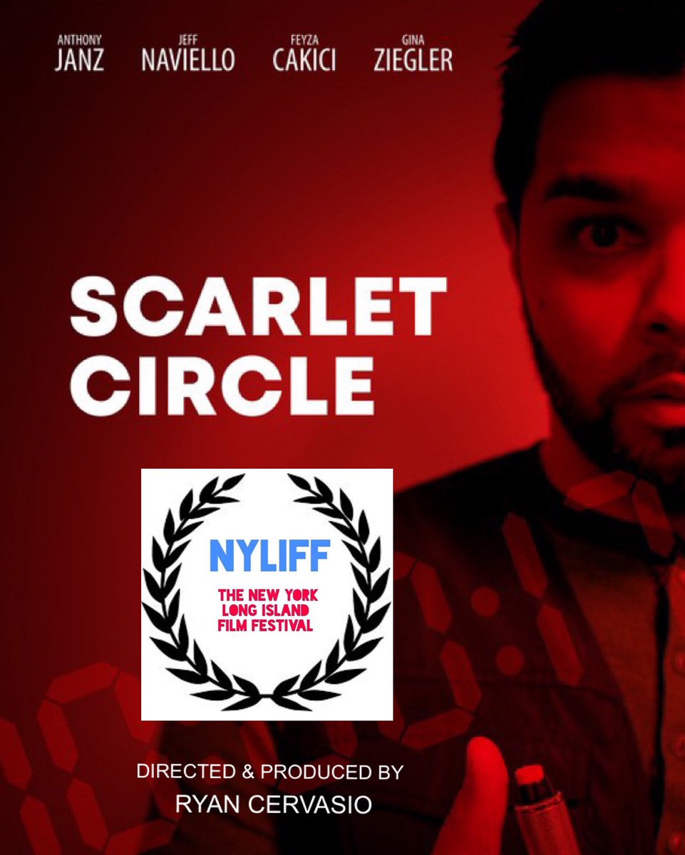 Excited to announce Scarlet Circle has been selected to be part of The New York Long Island Film Festival this year! We’re looking forward to the festival next month! #nyliff #scarletcirclesf #thankful