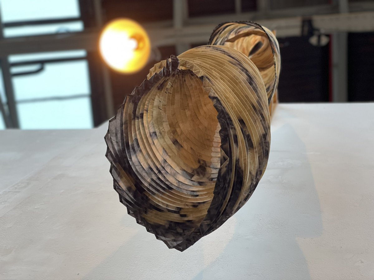 Took this photo of my pleated printed and dyed silk <a href="/ootbdrillhall/">Out of the Blue</a> and it really reminded me of this lithograph I made a few years ago @edinburghprintmakers with the embossed text from an Arthur Russell song ‘every time I think about you I grow cold’