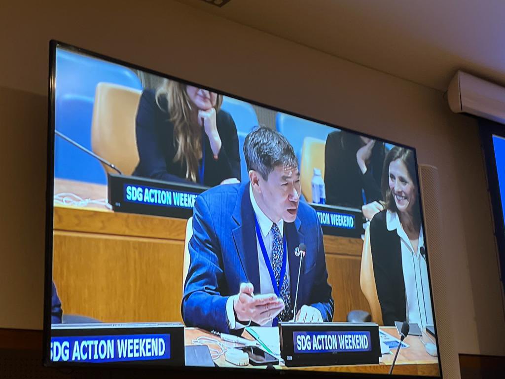 At #SDG Action Weekend session- ‘Accelerating SDG Progress thro National Financing Strategies & INFFs’, we discussed that there are solutions & that if we work together, the financial system can be fixed. INFFs provide a platform for accelerating achievement of #GlobalGoals #UNGA