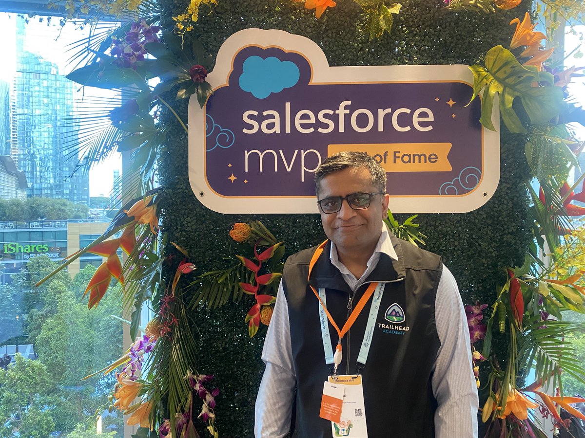 2007- Started my <a href="/salesforce/">Salesforce</a> journey
2016- Became a Salesforce MVP!
2023- Inducted into the MVP Hall of Fame at <a href="/Dreamforce/">Dreamforce</a> 

17th year working on Salesforce &amp; going strong!

Grateful to be a part of this amazing ecosystem, my heart is full💙🙏

#DF23 #Dreamforce #Salesforce
