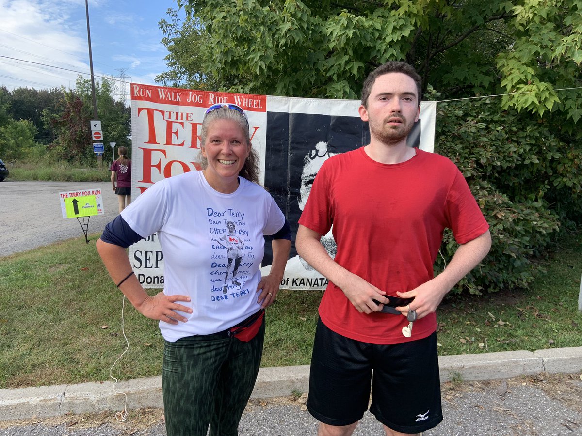 MsBeerkens's tweet photo. Another Terry Fox 10k in the books!  Thanks to my nephew Jack for running with me!  #TerryFoxRun 

https://t.co/olS4RctN2g https://t.co/i01FnAlwNR