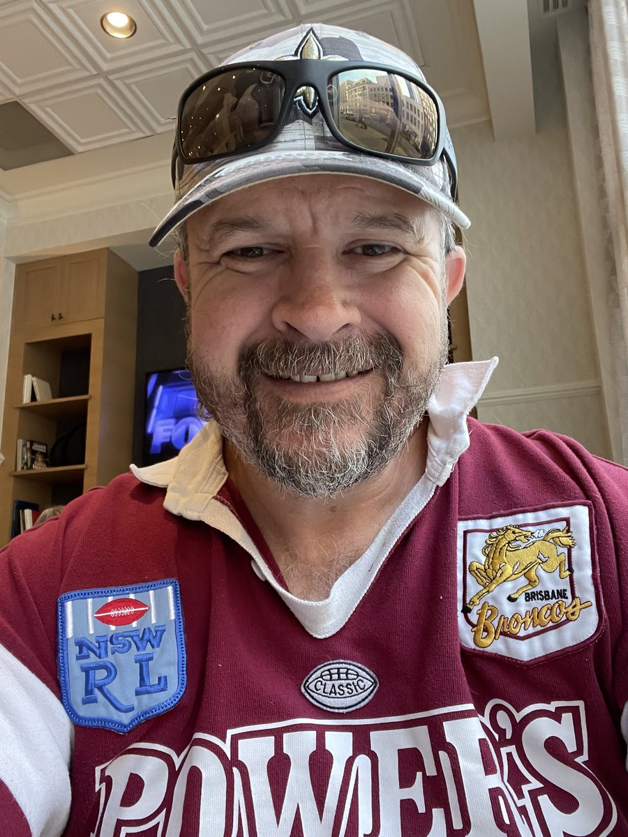 rubyblue70's tweet image. Here’s me off to see #nfl Denver  @Broncos in my @brisbanebroncos gear. Up the Broncs! 😂😂