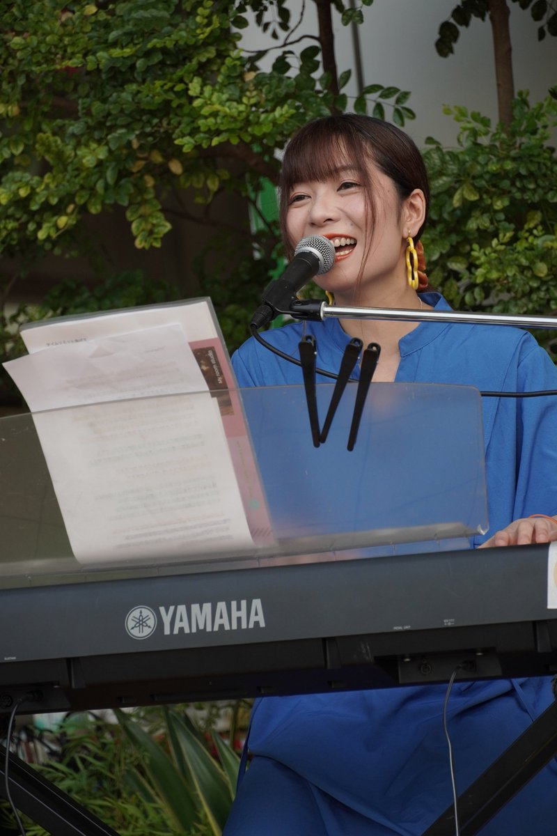 tacchaan's tweet image. #Utaco. さん "bono Weekend Music Live" #ボーノ相模大野【1】
初の場所でしたが、しっかりと周りの人々の耳を捉えていたように思えました。そしてホント楽しそうに歌っていましたね～♪
#ZVE10