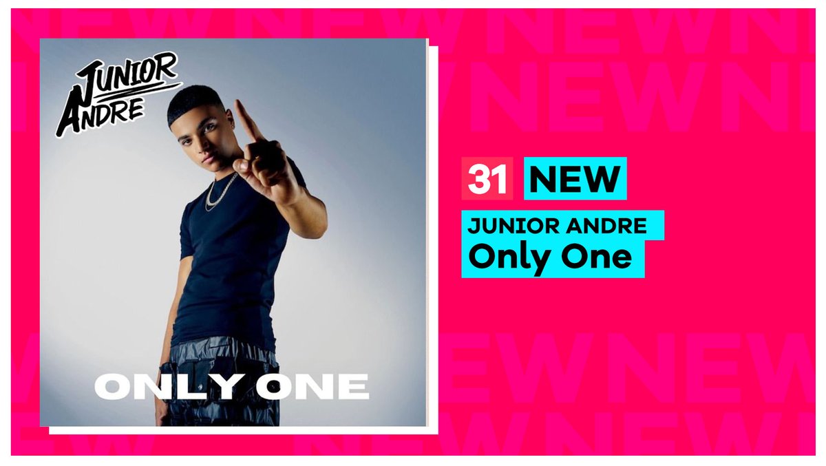 Official Big Top 40 from Global (@bigtop40) on Twitter photo A brand new entry from <a href="/JuniorAOfficial/">Junior Andre</a> - 'Only One' is his first ever UK chart entry - new at Number 31 🔥 A brand new entry from <a href="/JuniorAOfficial/">Junior Andre</a> - 'Only One' is his first ever UK chart entry - new at Number 31 🔥