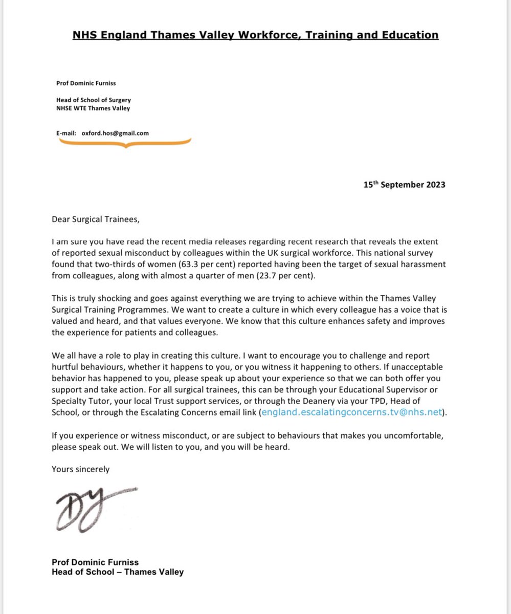I felt slightly ‘lighter’ today receiving this email. 
Thank you <a href="/CoPSSuk/">CoPSS</a> <a href="/EstherMclarty/">Esther McLarty</a> @DominicFurniss. This is exactly the rapid response needed!!