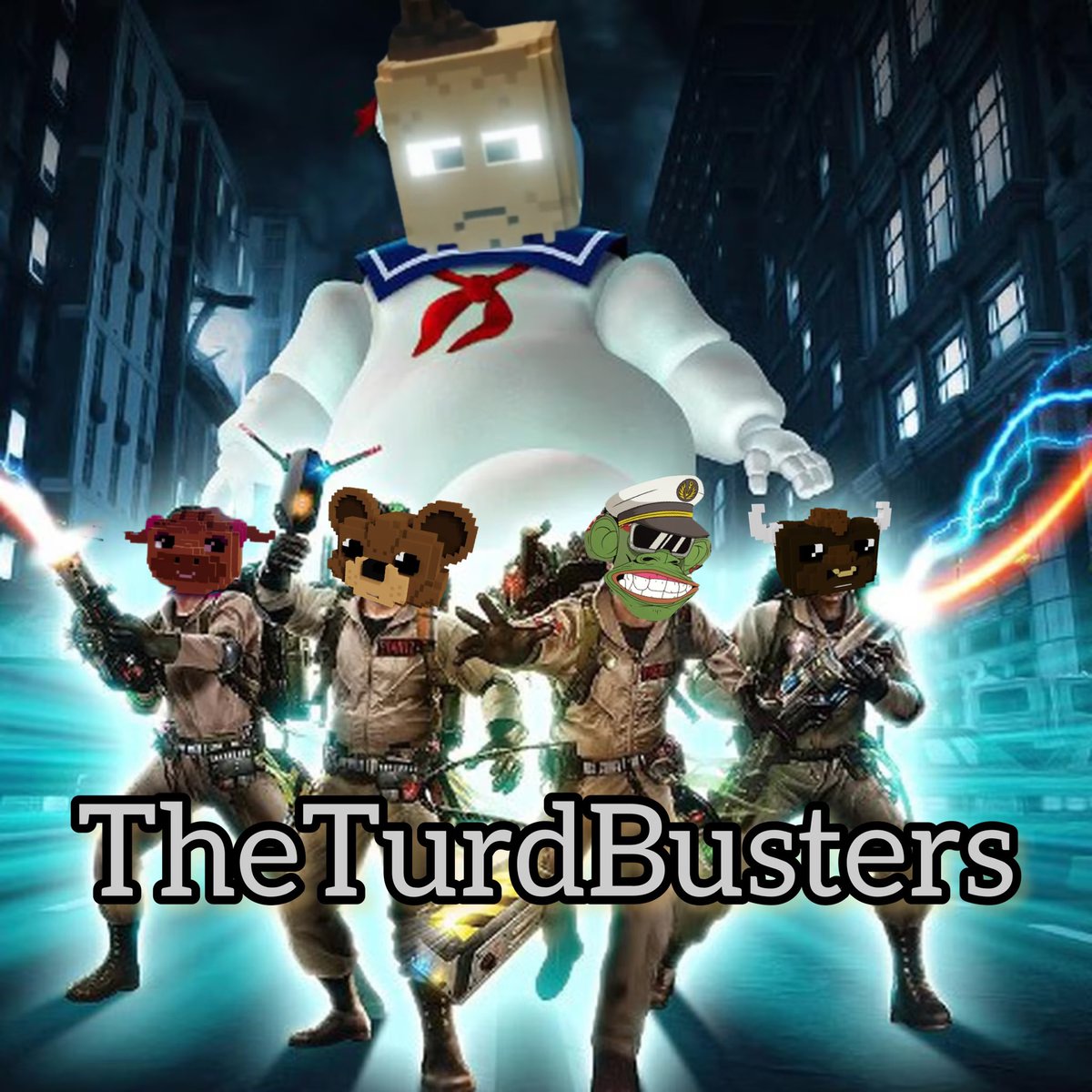 juancmejia1983's tweet photo. THE TURDBUSTERS @bearandbullnft @cryptoequip #FreeCryptoEquip @elonmusk #BBNFT https://t.co/nLoirp7lIM