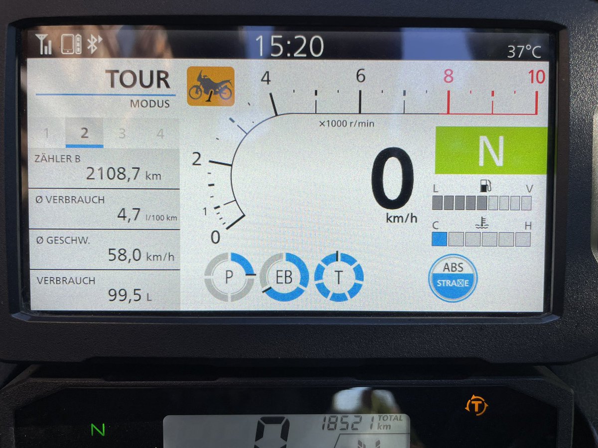 Am Ende einer Fahrt ins Riesengebirge😎