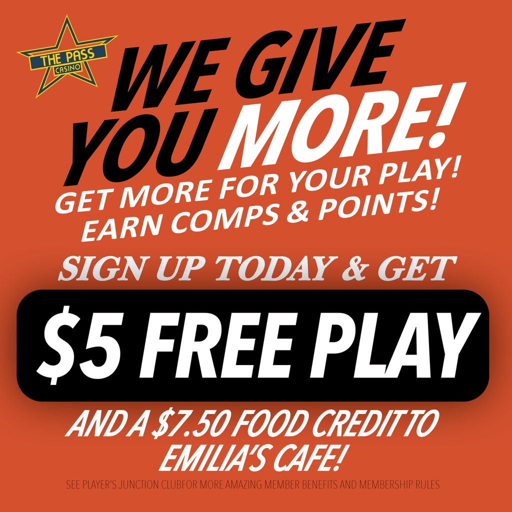 Sign up with us today! FREE play, FREE food, FREE entertainment &amp; more!⁠
⁠
#PlayersClubPlaytime #JunctionJourneys #CardMemberCraze⁠
#RewardsRush #PlayWithPassion #UltimatePlayerJunction⁠
#WinningRewards #PlayfulClubExperience #CardMemberAdventures