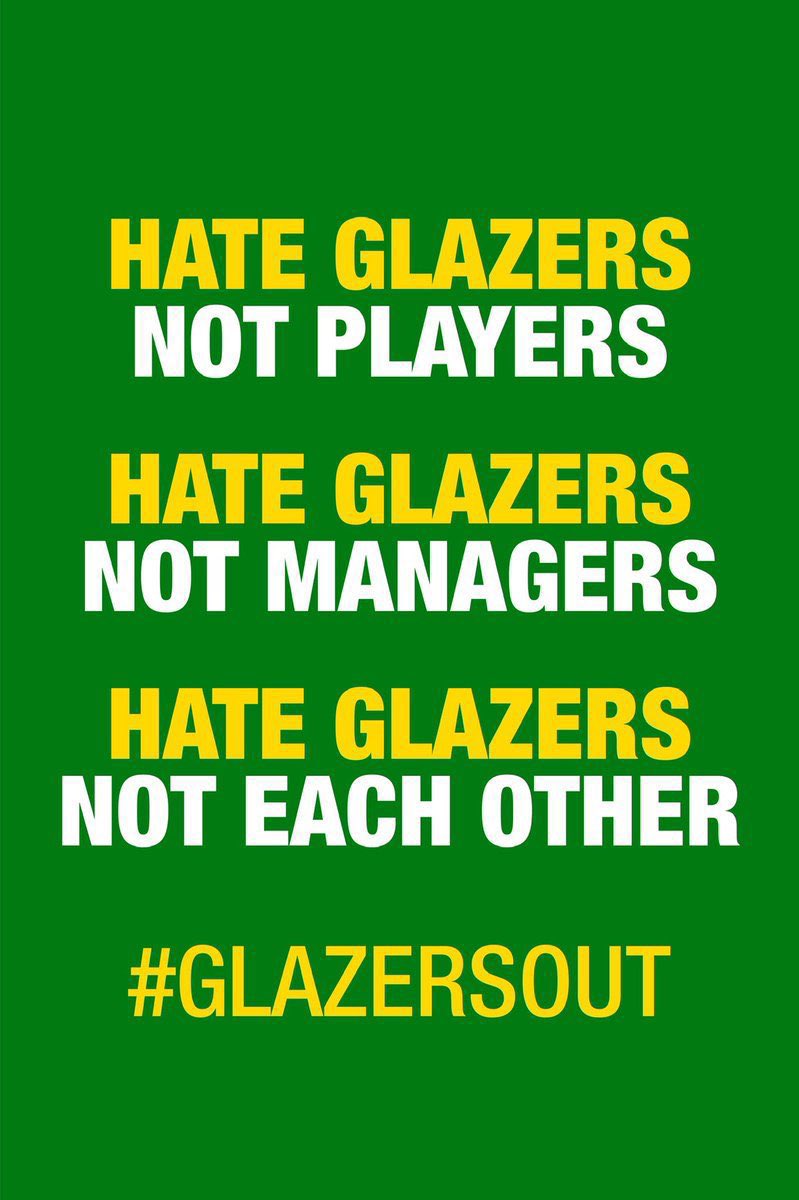 I am 100% behind ETH,we need new owners to back him,the glazers are the problem.🔴🇾🇪❤👊 #GlazersOut #GlazersFullSaleNOW