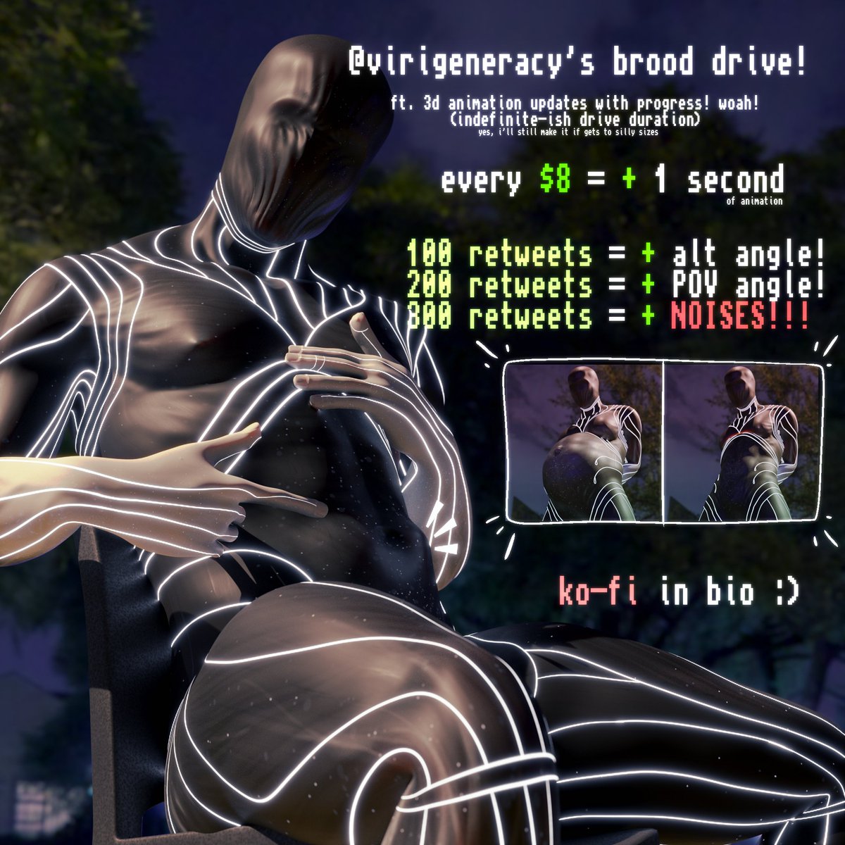 mpreg 3d, gut

alright so here's that brood drive i was talking about :) my first thingy uhhh check bio n i'm so excited cus i wanna render a MASSIVE squirming gut dammit :)