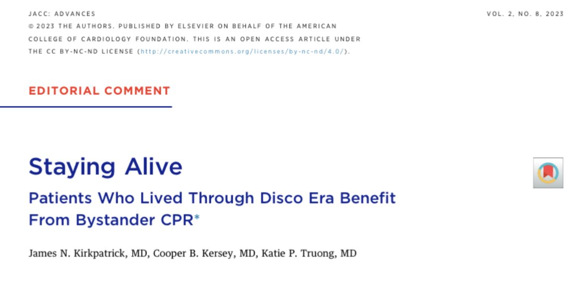 Katie Truong, MD (@katieptr) on Twitter photo Check out our editorial on the importance of bystander CPR for all cases of out of hospital cardiac arrest just published in <a href="/JACCJournals/">JACC Journals</a> ! Led by my incredible co-fellow @cooperbkersey <a href="/uwashfellows/">Univ. of Washington Cardiology Fellows</a>
jacc.org/doi/10.1016/j.… Check out our editorial on the importance of bystander CPR for all cases of out of hospital cardiac arrest just published in <a href="/JACCJournals/">JACC Journals</a> ! Led by my incredible co-fellow @cooperbkersey <a href="/uwashfellows/">Univ. of Washington Cardiology Fellows</a>
jacc.org/doi/10.1016/j.…