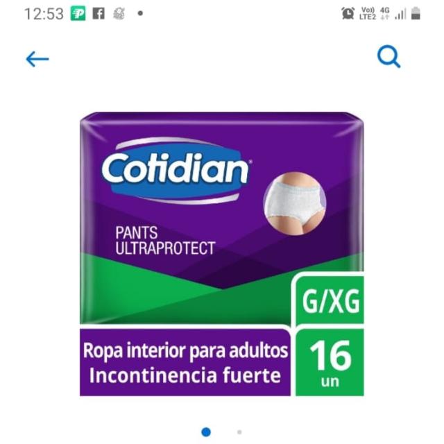 ignasol28's tweet photo. Vendo 4 paquetes de pañales de adulto Cotidian Pants ultraprotec incontinencia fuerte de 16 pañales cada uno en 60.000 https://t.co/5r36BOuT0C