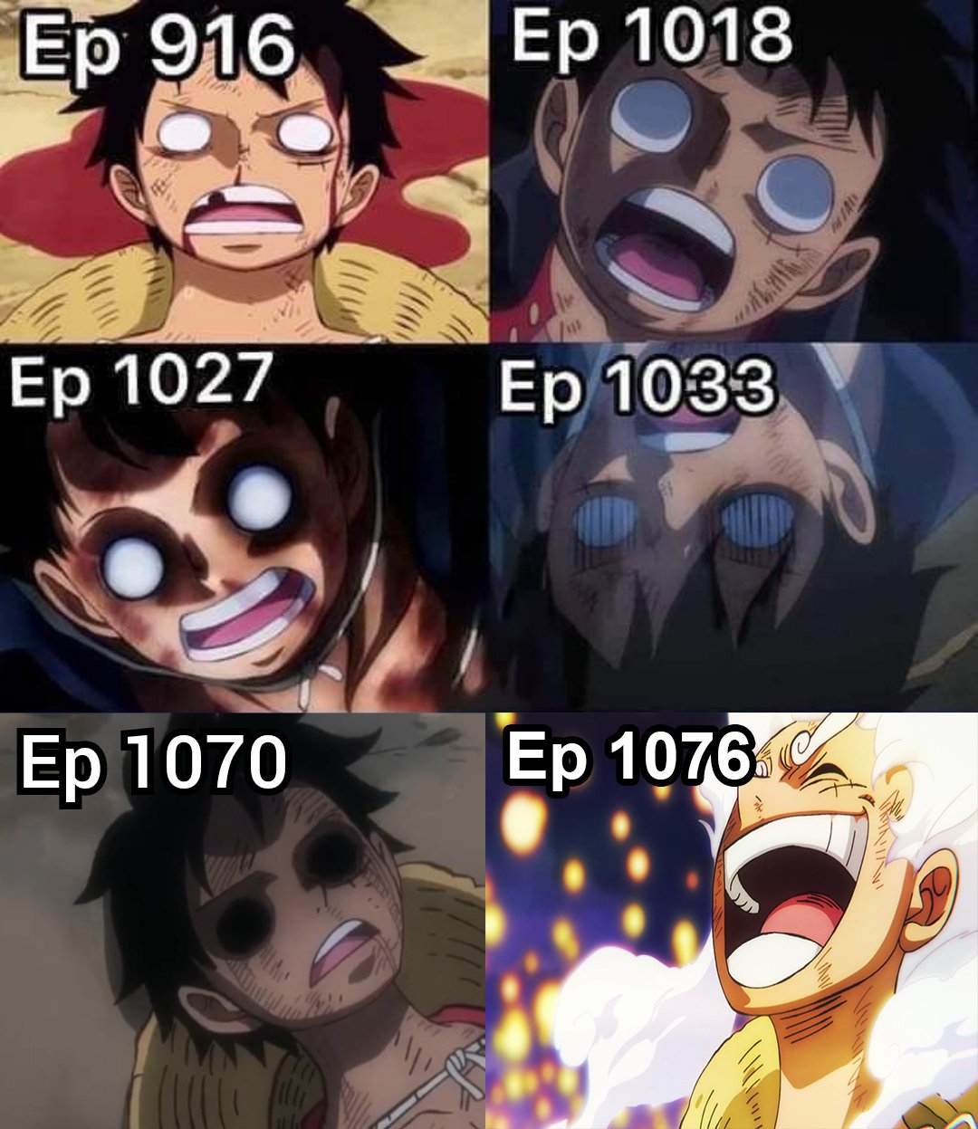 Gotenzin 独暗 ☔ ᵒ ʳᵉⁱ ᶜᵘˡᵖᵃᵈᵒ #GZ100K on X: Parabéns One Piece por ser o  único anime a ter Mini Luffy  / X