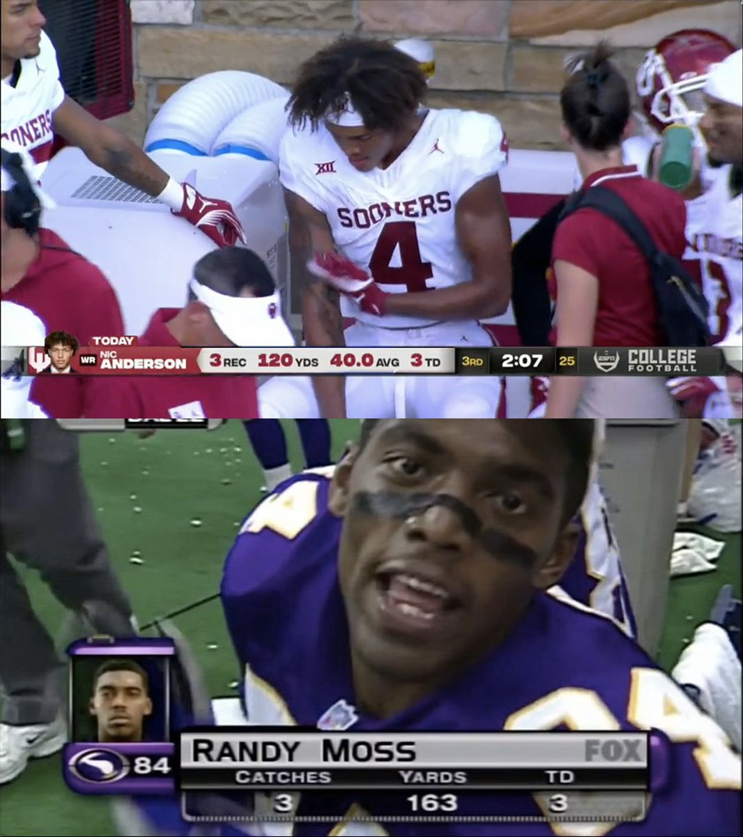 Channeled his inner <a href="/RandyMoss/">Randy Moss</a> 🤧

<a href="/nicanderson04/">Nicholas Anderson</a> | #OUDNA