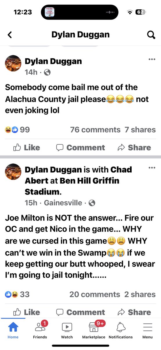 DonnatellaM's tweet photo. This is the @Vol_Football fan that ran out on the field last night. https://t.co/qzsMaXU93H