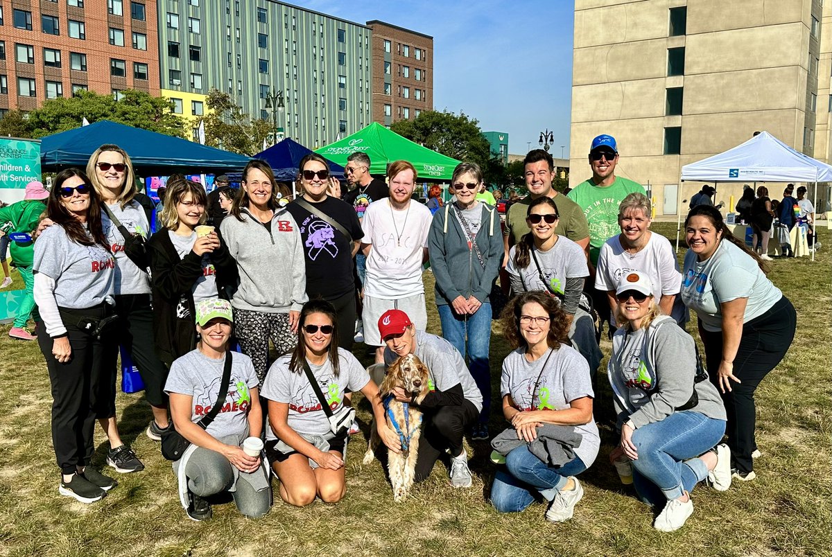 kfam's tweet photo. Romeo bulldogs Staff NAMIWalks Michigan Team! A big thanks to everyone who came out to walk yesterday and/or donated. As of right now, we raised $650! https://t.co/BiKEqhQ7KI