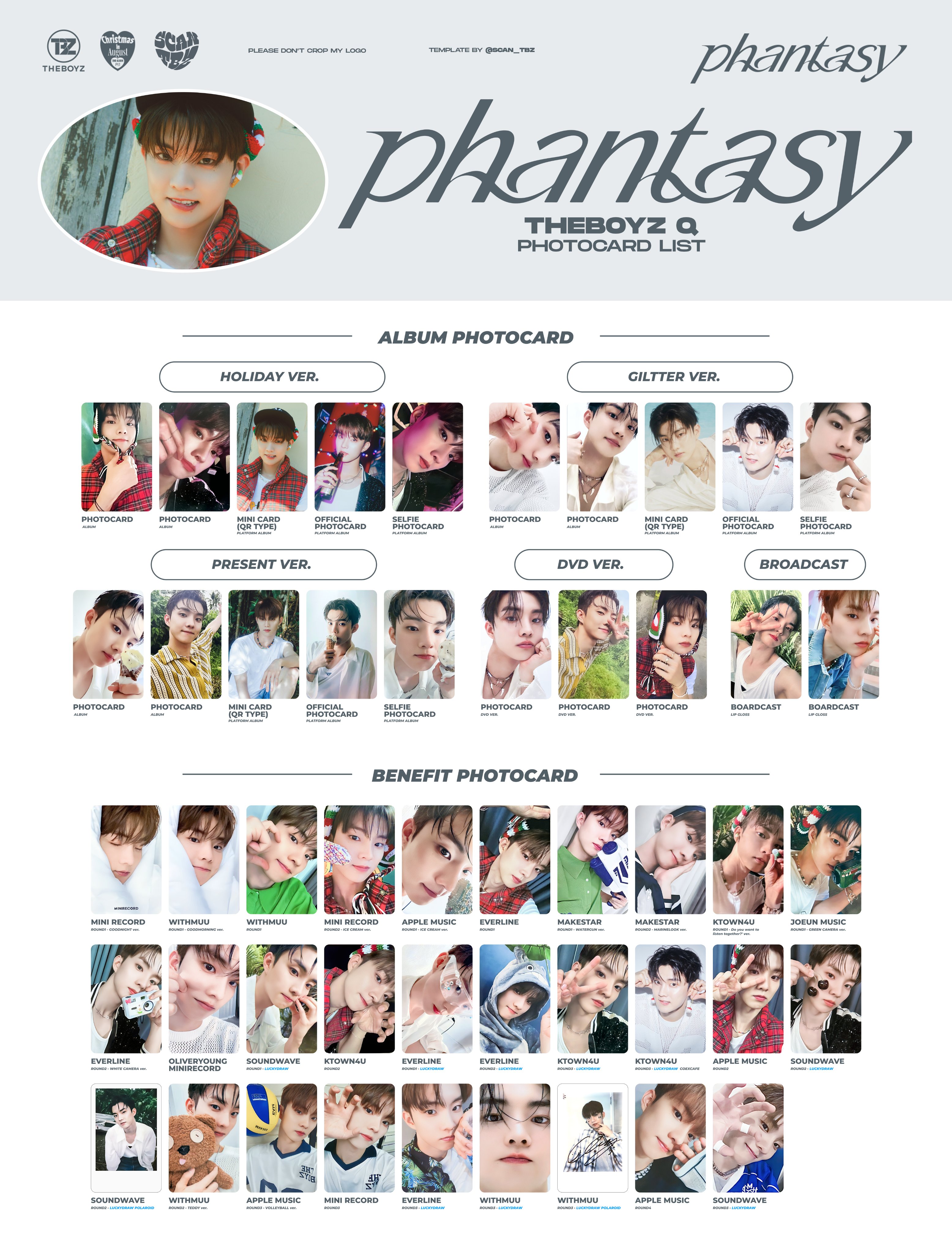 theboyz fantasy lip gloss ktown4u 特典トレカ theboyz fantasy