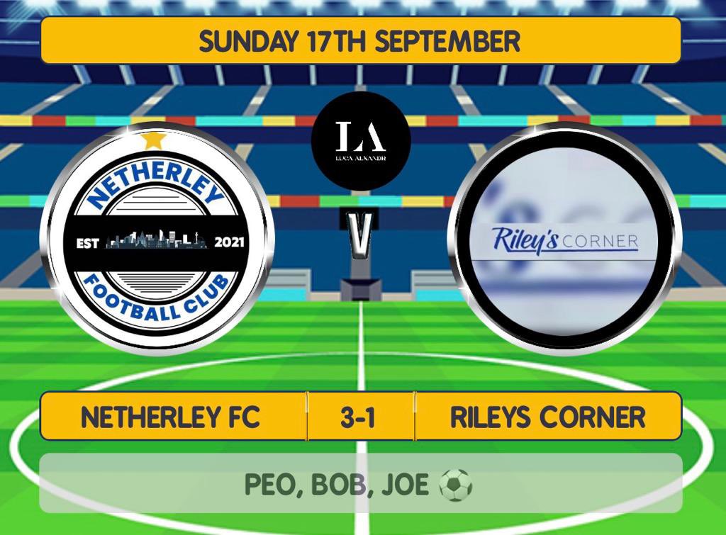 netherleyFC1's tweet photo. Quality performance from the lads today, dominated from the start and scored some good goals 🔥

Another 3 points on the board ✅ 

Thanks for the game, good luck for the season boys @RileysCFC 👌

#UTFN https://t.co/DtLufNH2k2