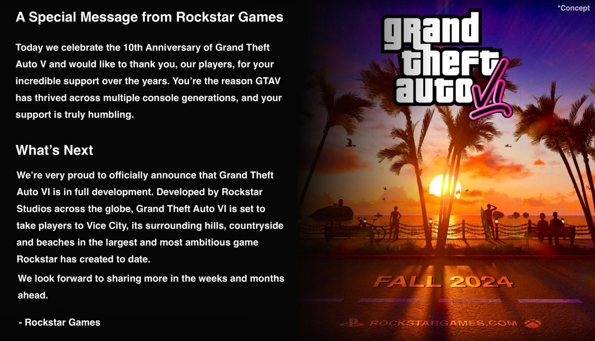 GTA 6 Countdown ⏳ tweet media