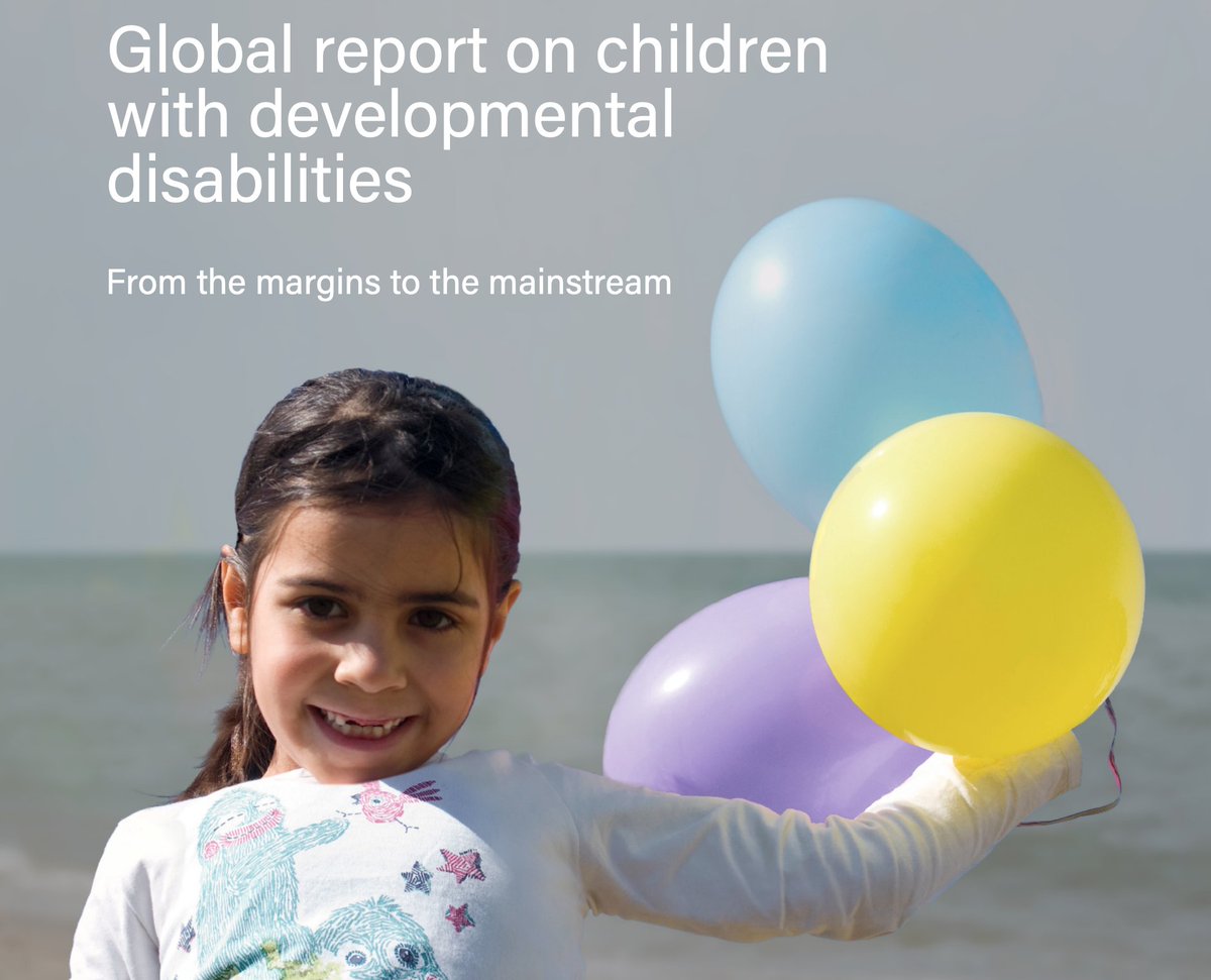 UNICEFhealth's tweet photo. Global Report on Developmental Disabilities is a call for action to accelerate changes to achieve inclusion and health equity for children and young people with developmental disabilities.

We are grateful to @autismspeaks, @hm Foundation and @noradno for their financial support. https://t.co/TuRzVBTpYV