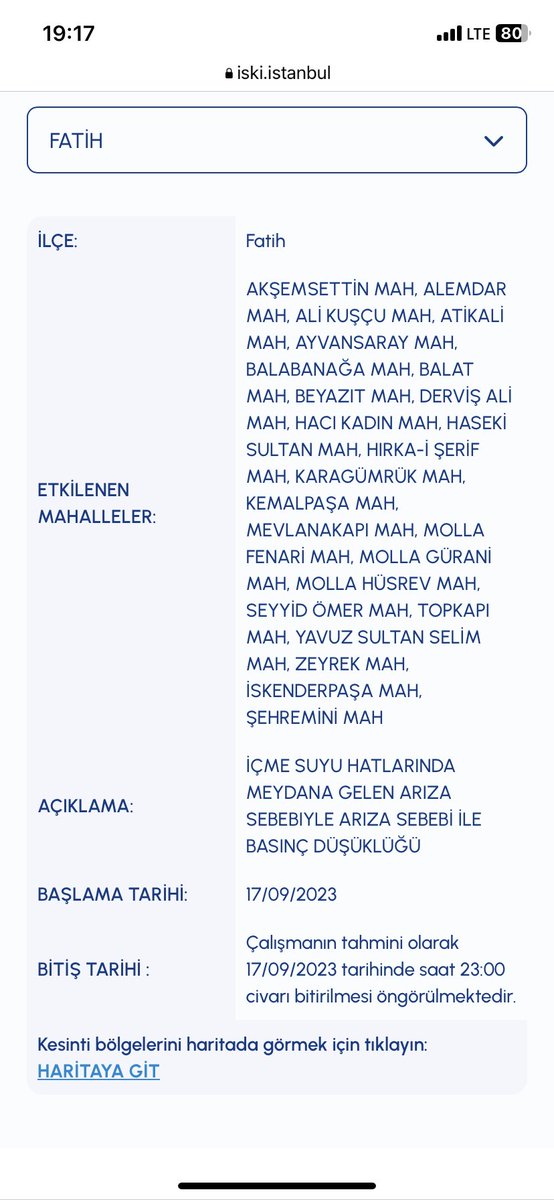 Millet MARS’a su götürdü. 3 tarafı su ile çevreli fatih ilçesinde durmadan sular kesiliyor. Bu kesinti bazen 24 saat sürüyor. Ne güzel istanbul bee (!)