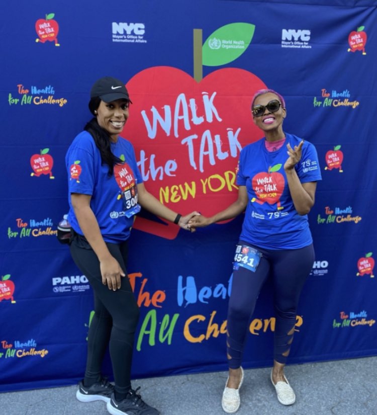 Fritzgeralde23's tweet photo. @WHO 'Walk the Talk' event was truly fantastic! The stunning NYC weather added to the charm of the breezy 14k walk/run. Crucial decisions are in progress - let's stay informed.🌍🫶🏽##HealthForAll #walkthetalk Big thanks to Dr. BC for the motivating words! https://t.co/K5z7ZDYuvW