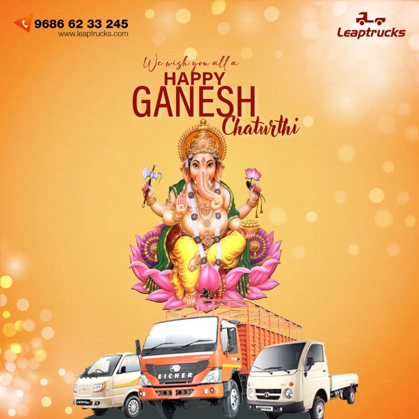 leaptrucks's tweet photo. May Lord Ganesha wish you a Happy and Prosperous Ganesh Chathurthi!

#GaneshChaturthi #ganeshotsav2023 #GaneshChaturthi2023 #GaneshaFestival https://t.co/sVfRMnaGvo