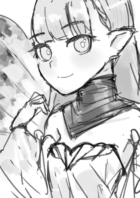 深夜のコーラルさんらくがき。 