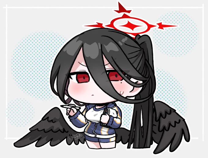 ハスミさんかわいいねぇ!#ブルアカイラスト部#ブルアカ 