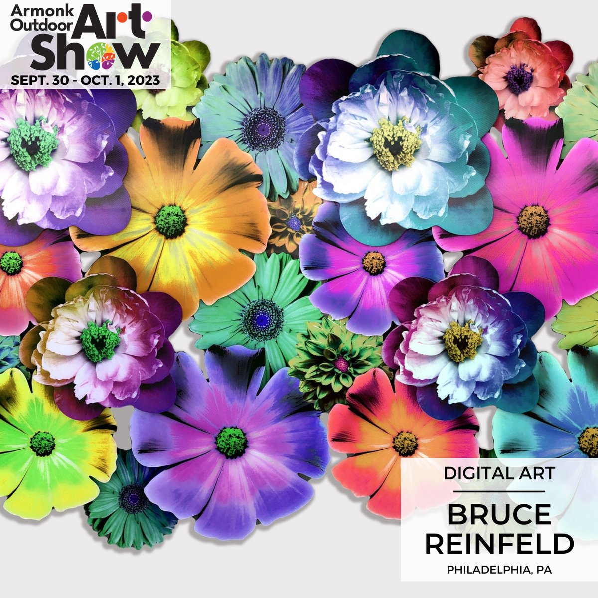 We welcome Bruce Reinfeld to our 2023 Armonk Outdoor Art Show!

Save the Date: Sept. 30 + Oct. 1 

#armonkoutdoorartshow