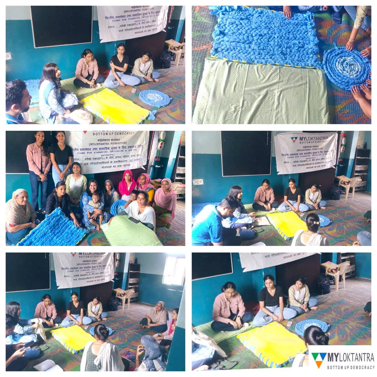 Glimpses of Review Meet of #Myloktantra SHG women with students of Hindu College , Delhi Univ

Project #Phirban works to repurpose unused plastic ppe scraps to make sustainable products tackling pollution while creating opportunities for the marginal unskilled women 
#SDG5 #SDG