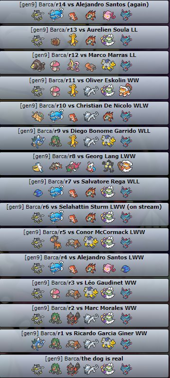 NFJontra's tweet photo. Made t16 this weekend at Barca SPE and even got to win on stream. Overall a fantastic weekend even if I had to suffer through 5! Dondozos. Huge thanks to @MichaelderBeste for the prep and support as well as my squad from @VGCLuxembourg that kept gassing me up. See yall in Lille😊 https://t.co/vaiIDkkMQT