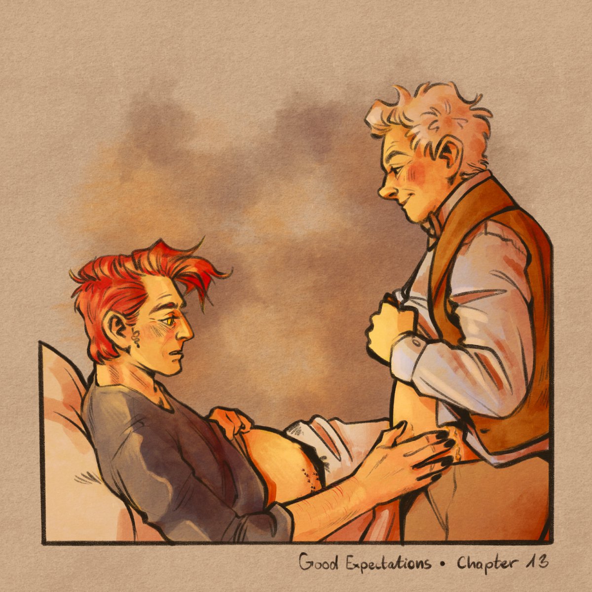LyxillArt's tweet photo. || pregnancy

It's @tweedfeather's birthday so I'm sharing the little doodle I made for her last year. It's a little moment from her fic Good Expectations, you should absolutely run and read it on AO3!!!💕
Happy birthday, Tweed! 💕💕💕 https://t.co/HQppJKxJXy
