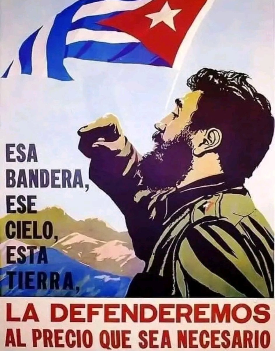 @Mildrey97253971 @agnes_becerra @Agramontinof @albolaes @Alejand39161614 @Colina_VClara @DariasAle03 Hasta la victoria siempre, Venceremos. #FidelPorSiempre. #Cuba.