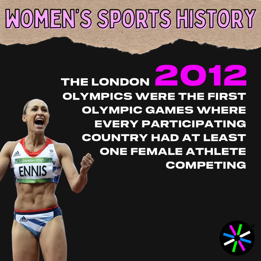 🌟WOMEN’S SPORTS HISTORY🌟

It’s Sunday and we’re back with some history in women’s sport 🤩

Did you know that at the London 2012 Olympics, all competing countries had at least one female athlete in their delegation for the first time? 🙌

#SmashTheBarriers