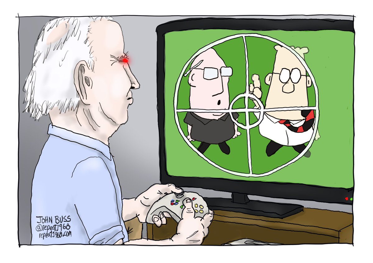 repeat1968's tweet photo. Then they came for the cartoonists, well one of them anyway. #DarkBrandonReturns #RunScottRun https://t.co/T3RANQr4gB