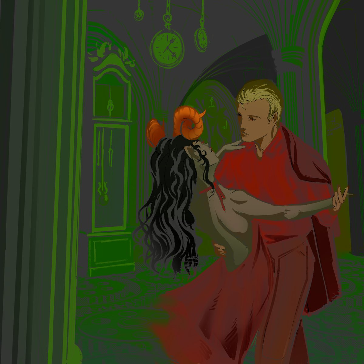 「art I've done for lofam 5 act 2   rogeat」|Alla Alkhalifa || swanfireのイラスト