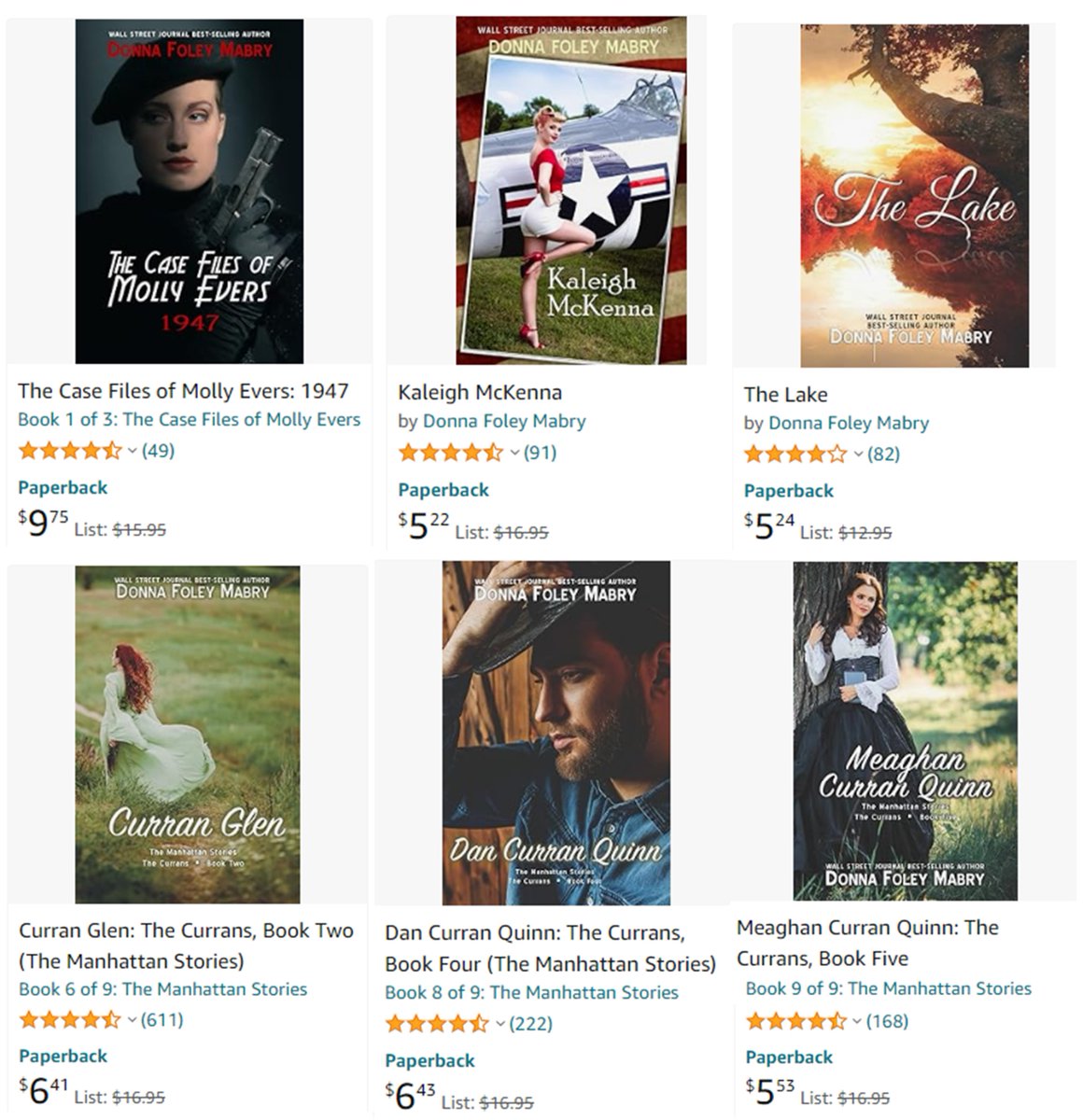 donnama12's tweet photo. Check out the Amazon Rollback Pricing on the paperback versions of six of my popular books! Grab it now, we never know how long these rollbacks will last.
𝐔𝐏 𝐓𝐎 𝟔𝟗% 𝐎𝐅𝐅!
https://t.co/esdkWxEIV5
@amazon @amazonbooks #paperback #BooksWorthReading #Bestseller https://t.co/6OHFg2uiAP