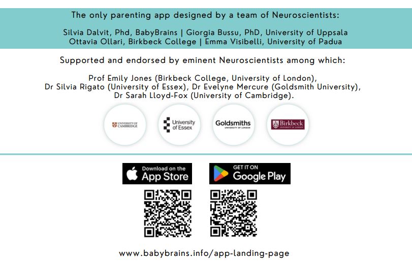 Launching the new Babybrains App 0-1 supporting carers and infants' mental health and development with 100 simple activities to do in your home environment. Enjoy using science!😉
@EVisibelli @GiorgiaBussu @BabyBrainsInfo