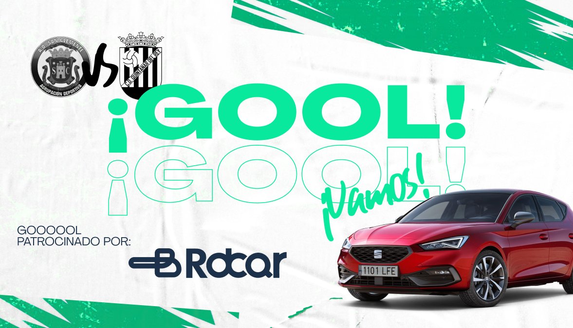 ¡GOOOOOOOL!
<a href="/ArickBetancourt/">ArickBetancourt</a> 
🕐 65 min.

0️⃣ AD San Clemente 
2️⃣ CD Quintanar del Rey 

🟢⚫️
Gol patrociando por Rdcar 🚘
Compra-venta de vehículos