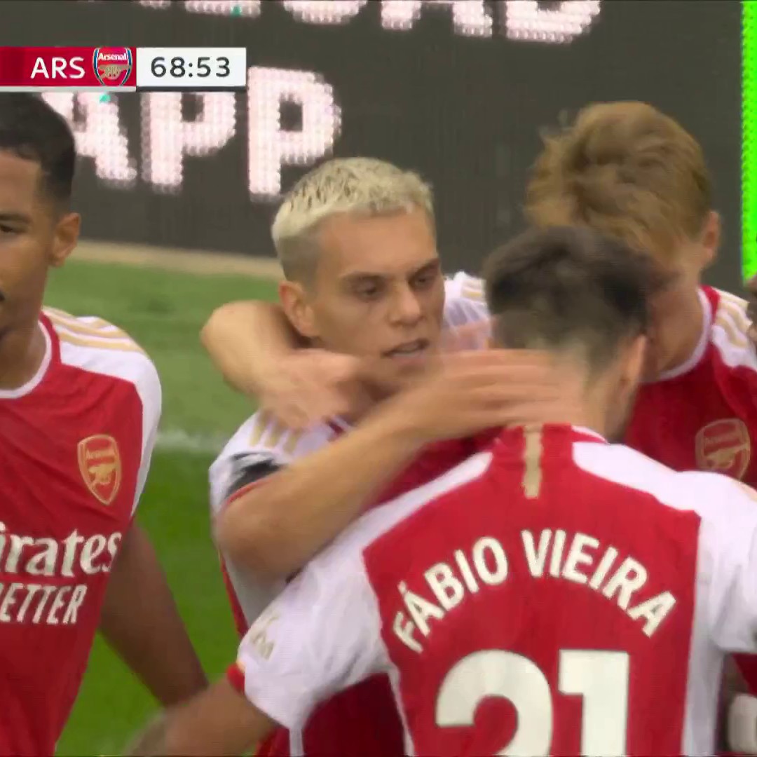 Leandro Trossard breaks the deadlock for Arsenal! 📺 @USANetwork