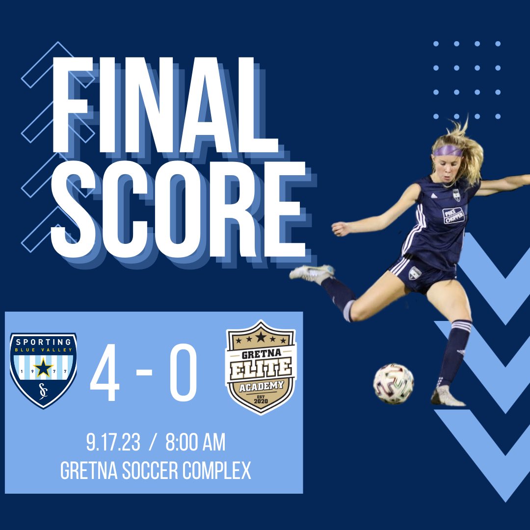 SBV_ECRL08's tweet photo. WIN over Gretna Elite Academy this morning!! Keep up the good work!! @PrepSoccer @ncsa @NcsaSoccer @ImCollegeSoccer @ImYouthSoccer @HSSoccerKC @SoccerMomInt @Scout_ScottC @SBV_ECNL @ECNLgirls @SPORTINGBV https://t.co/en7ebL3ACN