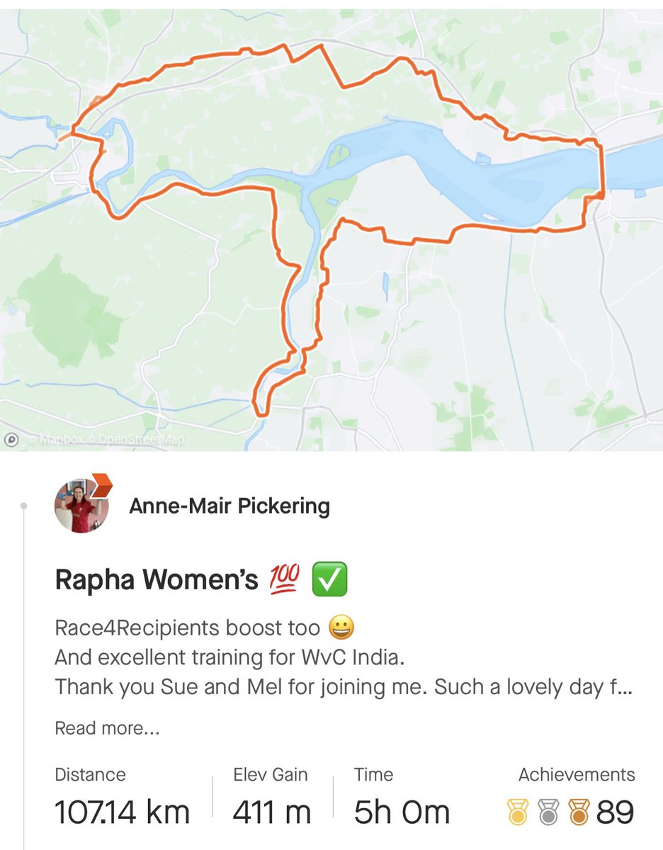 dramjones's tweet photo. #womens100 #rapha100 @rapha ✅ contributing 107km to #race4recipients @R4R2023 team @Yorkshire_OTDT #yorkshire #OrganDonationWeek &amp; valuable training for @WomenVCancerUK #WvCIndia in November 

https://t.co/jcCAFyd6qt https://t.co/NPSRrjwsXv