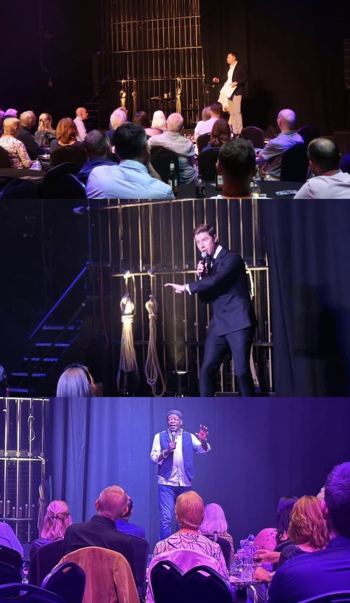 Magic4Events's tweet photo. A brilliant variety show to be apart of @NewWimbTheatre including Mark Williams, Andrew Bourn &amp; Stephen K Amos. 

Mark is back this Thursday for the second show, this time including Georgina Jackson &amp; Adam Bloom. https://t.co/PWg2FvmRLE