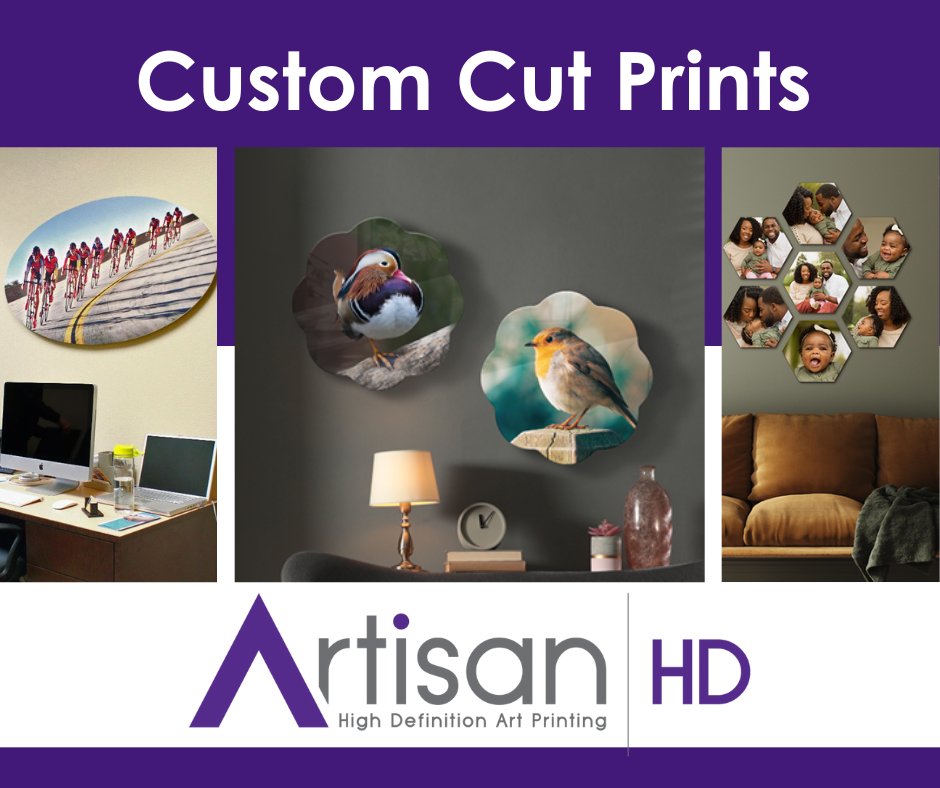 ArtisanHD's tweet image. Look how cute those 🐦 birds are and the cyclists 🚴 🚴🚴 synchronistically rounding the curve!

Custom router cutting and sizing available up to 8ft using #ChromaLuxe! Various shaping options are also available for #customprojects.

#photography #interiordesign #printpartner