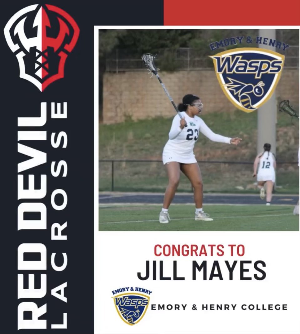 We are excited to share that Jill Mayes will be playing lacrosse next year at E&amp;H  College. Congratulations Jill, we are incredibly proud and super excited for you! 💚🥍💙