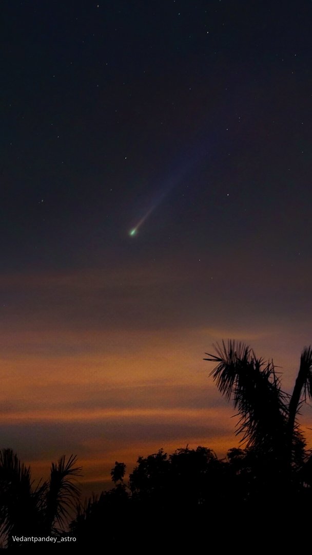 Vedantpastro's tweet photo. Comet Nishimura Captured By Mee From Varanasi India....
#comet #cometnishimura #Nishimura #INDvSL #vedantpandey_astro @RVCJ_FB @TitaniumSV5 @isro @myogiadityanath @narendramodi @IITBHU_Varanasi @SmartVaranasi https://t.co/ovNIrVxpCu