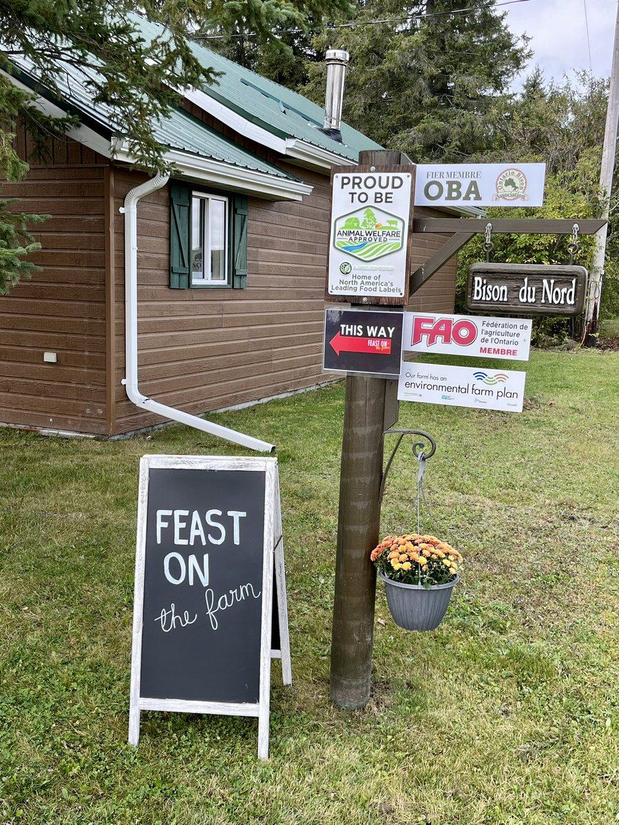 StephanieVanth1's tweet photo. Great @OntarioCulinary Feast on the Farm at Bison du Nord in Earlton - fantastic local food and drink. Looking forward to the Industry day tomorrow! #farmnorth https://t.co/bij4qS2nFz